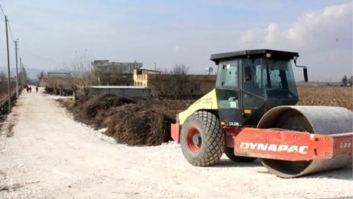 Eyyübiye Belediyesi Kırsalda Stabilize Yol Yapımına Devam Ediyor