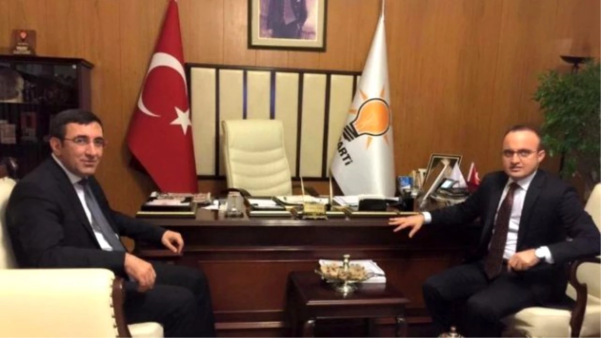Kalkınma Bakanı Yılmaz Turan\'ı Ziyaret Etti