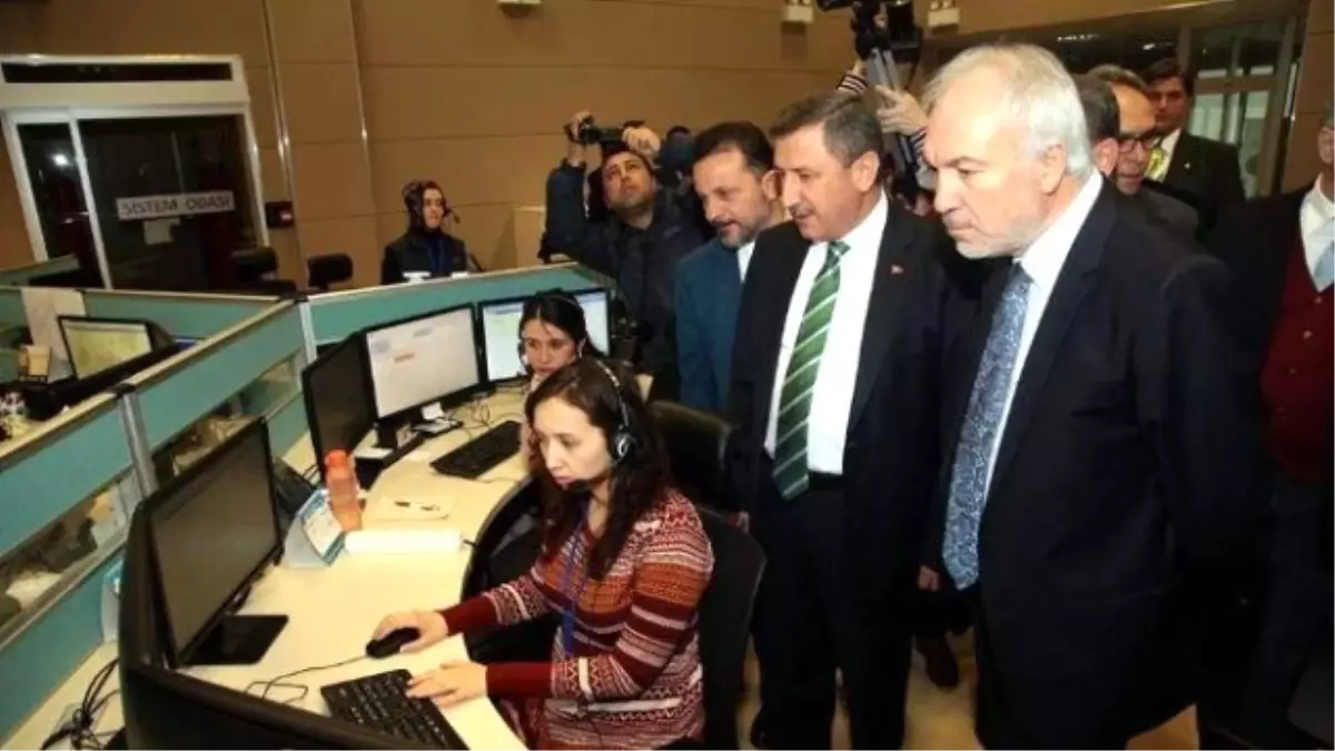 Başkan Saraçoğlu, Acil Çağrı Merkezi'ni Ziyaret Etti