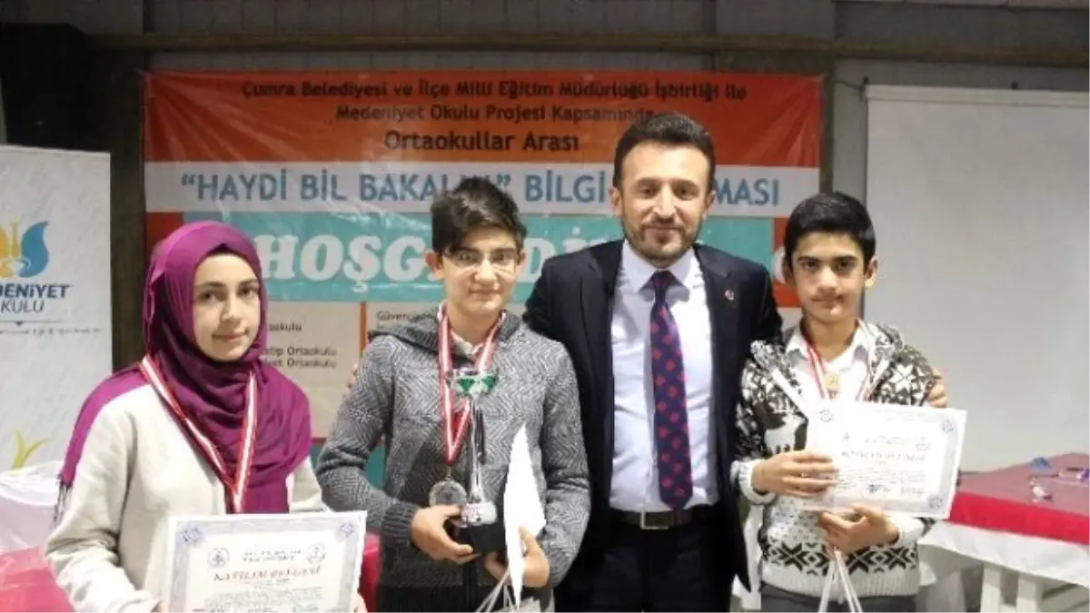Çumra'da 'Haydi Bil Bakalım' Bilgi Yarışmasının Galibi Belli Oldu