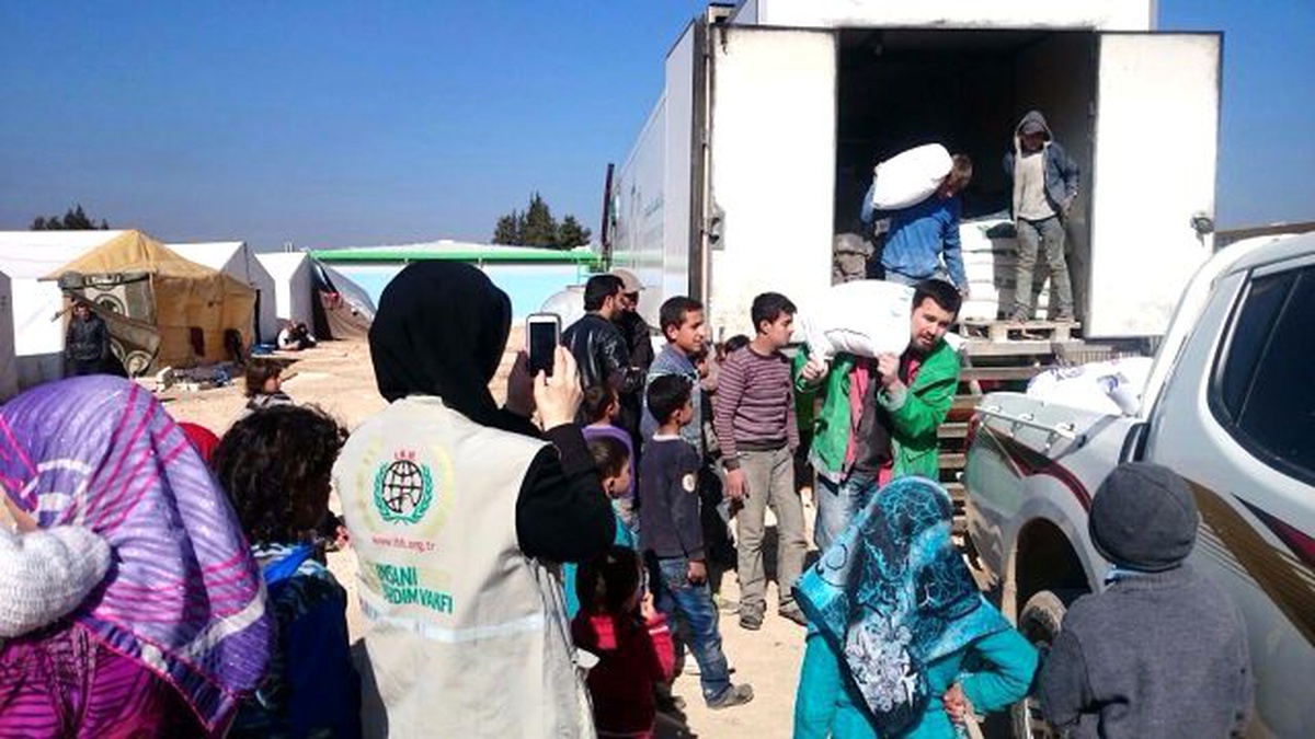 Gebze ve Dilovası İHH\'dan Suriyeli yetimlere yardım eli