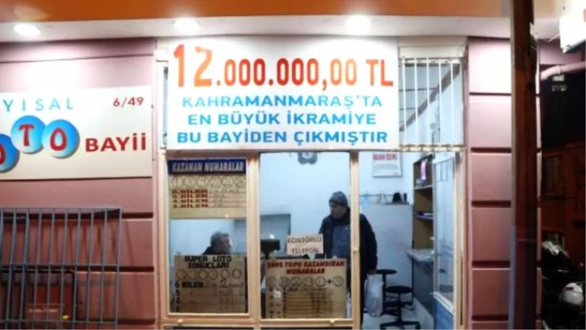 Kahramanmaraş\'ta 12 Milyon Lira Heyecanı