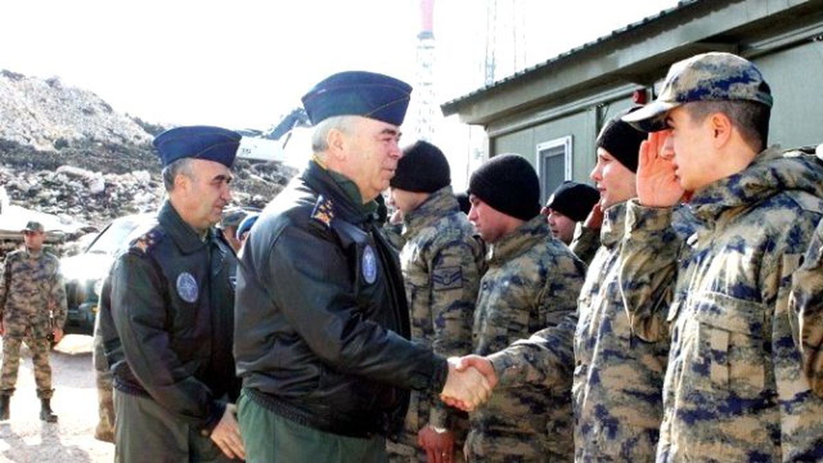 Hava Kuvvetleri Komutanı Ünal\'dan, Suriye Sınırındaki Hawk Bataryası\'na Ziyaret