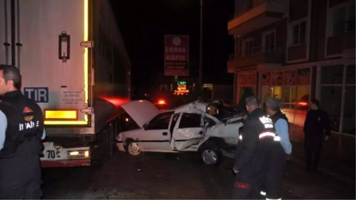 İnfaz Koruma Memuru Kazada Öldü, 2 Mesai Arkadaşı Yaralandı