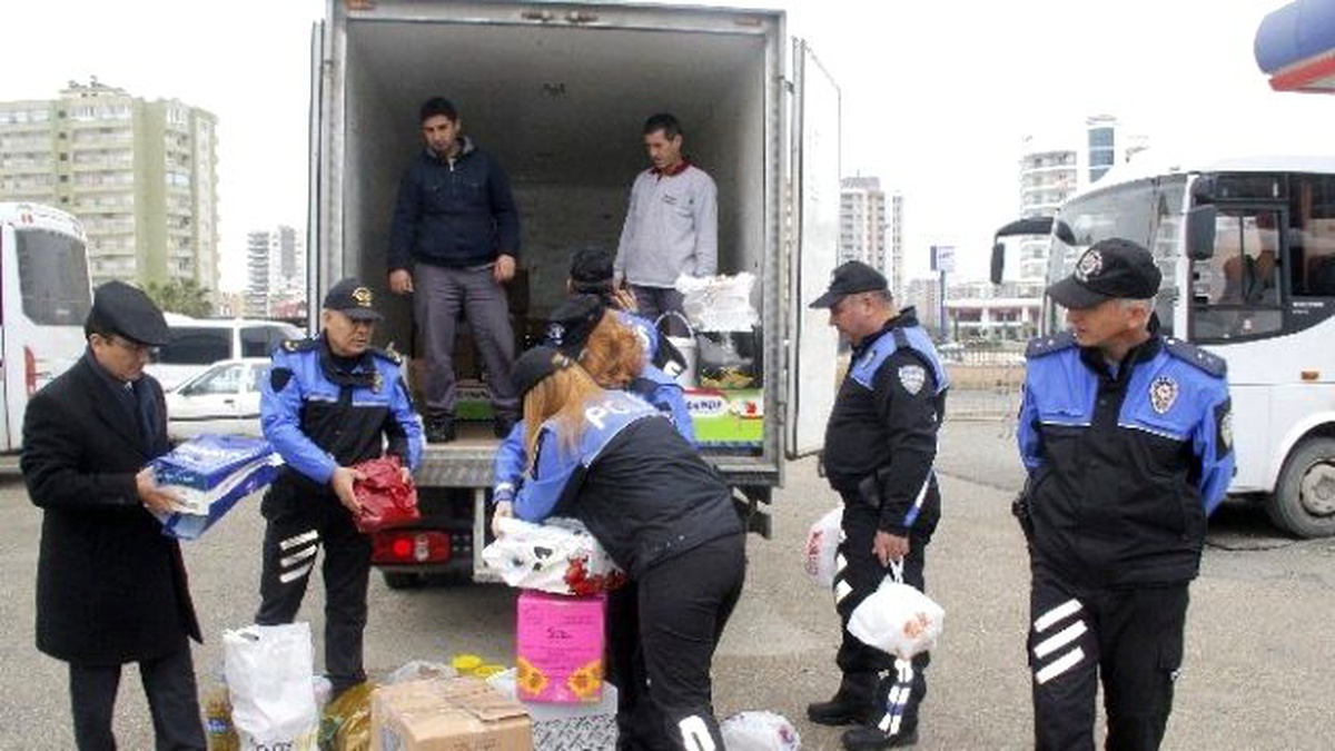 Mersinli Polis Eşleri Doğu ve Güneydoğuya El Uzattı