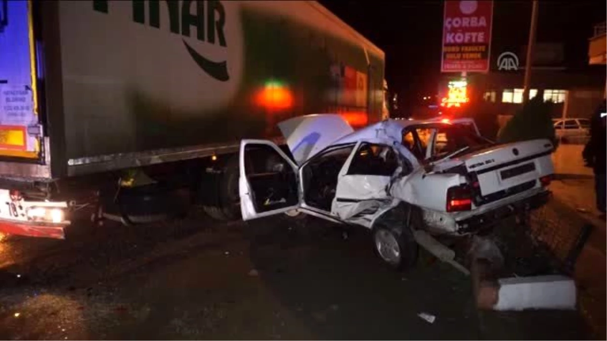 Trafik Kazası: 1 Ölü, 2 Yaralı