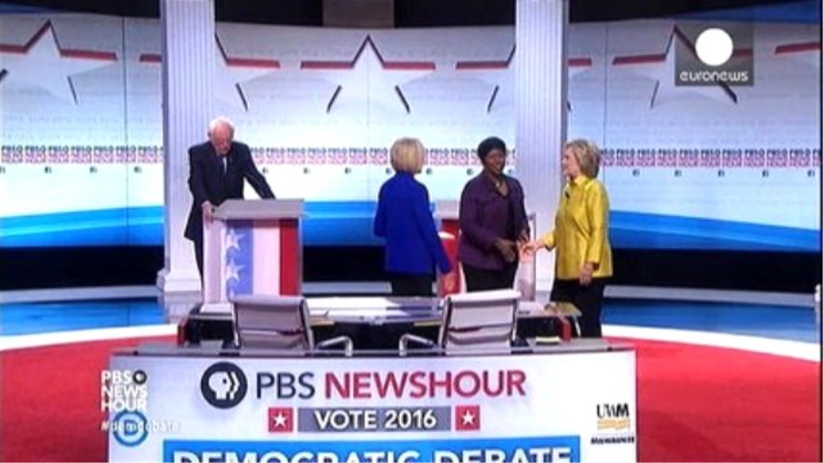 Sanders ve Clinton Kozlarını Bir Kez Daha Televizyonda Paylaştı
