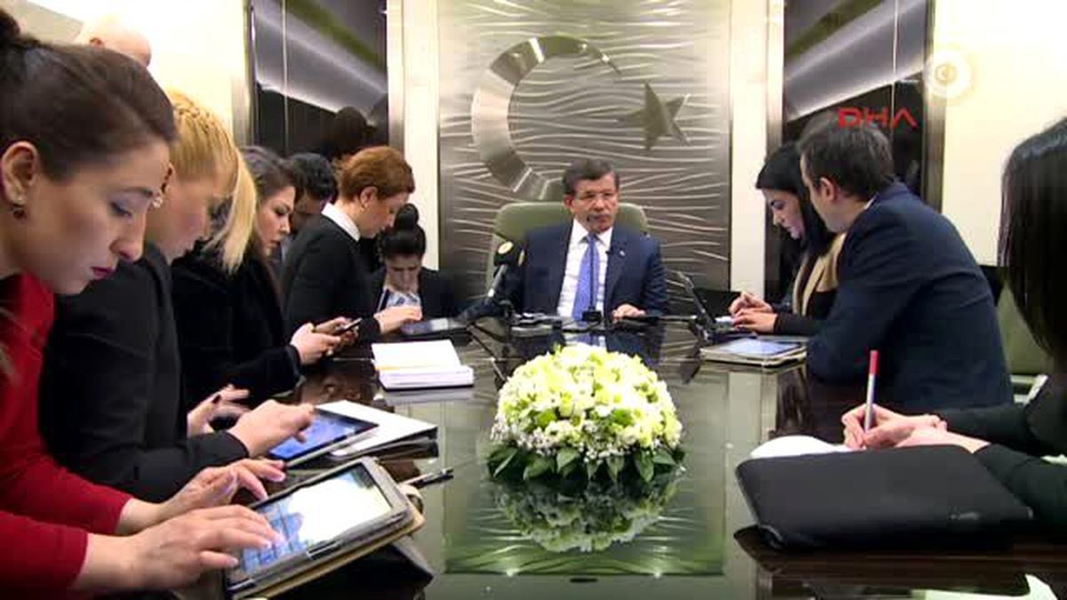 Davutoğlu Bugün Türkiye\'de Pkk, Suriye Ypg Rusya\'nın Açık Bir Enstrümanı, Bir Aracı Konumundadır ve...