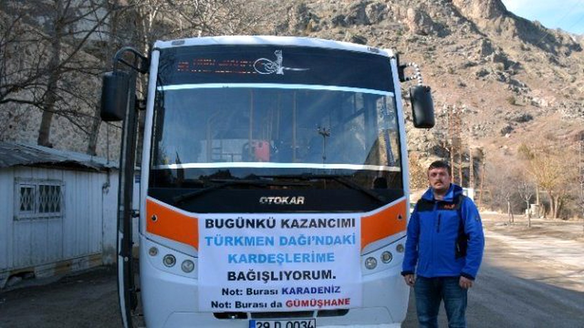 Bir Günlük Gelirini Bayırbucak Türkmenlerine Bağışladı