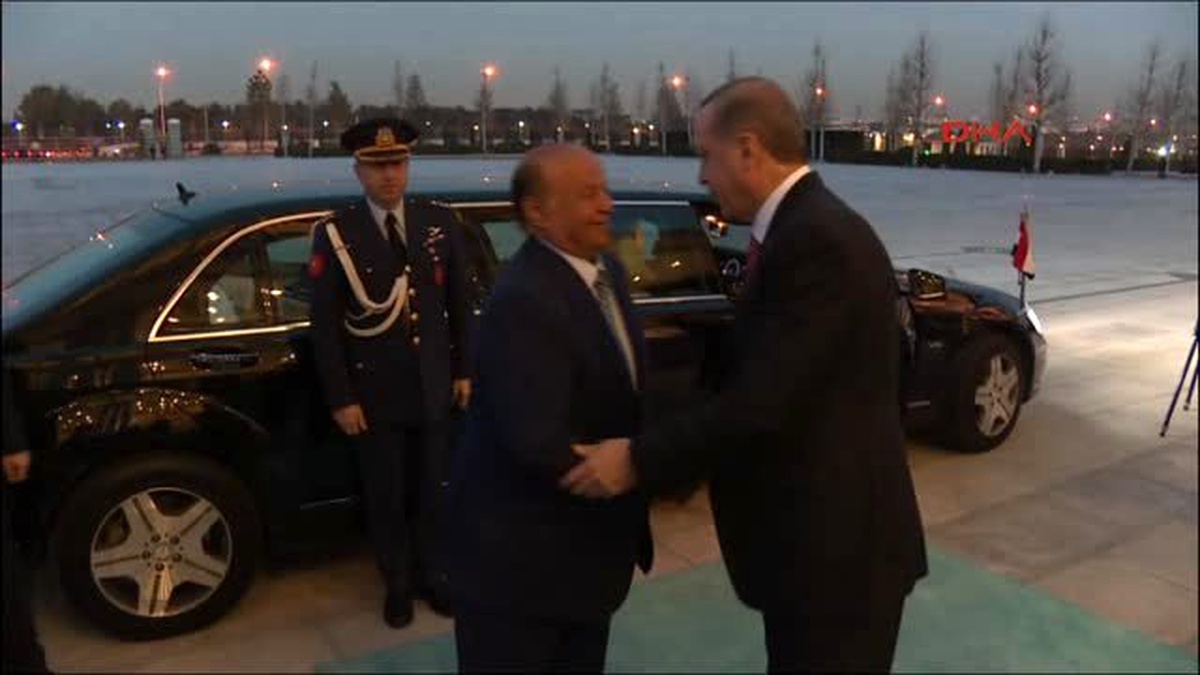 Cumhurbaşkanı Erdoğan, Yemen Cumhurbaşkanı Hadi\'yi Kabul Etti