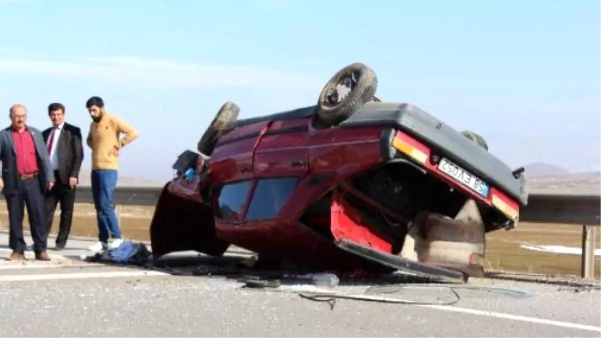 Takla Atan Otomobilden Burnu Bile Kanamadan Çıktı