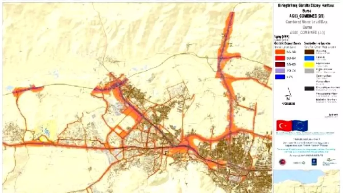 Bursa\'nın Gürültü Haritası Tamamlandı