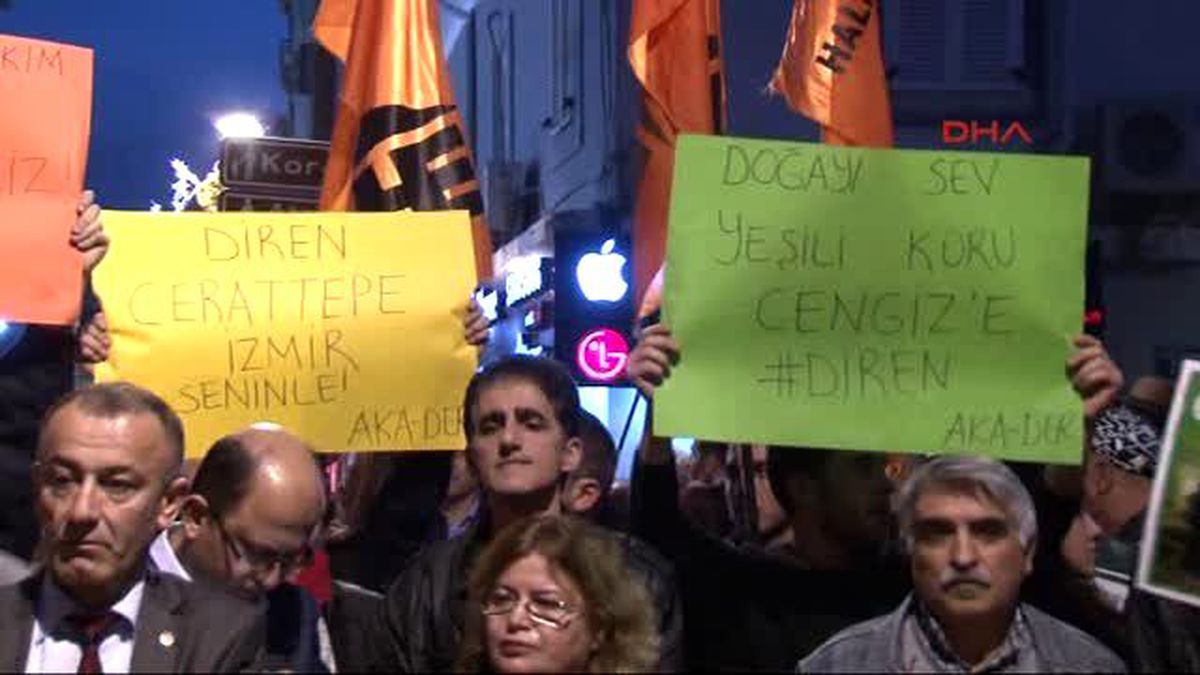 İzmir\'de Cerattepe\'ye Destek Eylemi