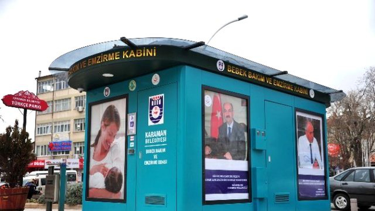 Karaman\'da Anneler İçin Emzirme ve Bebek Bakım Kabini