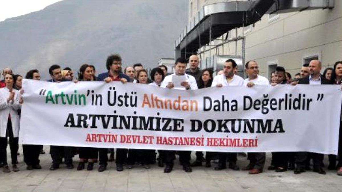 Cerattepe\'de Çevrecilere Coplu ve Gazlı Müdahaleden Sonra, Maden Şirketi İşe Başladı (2)