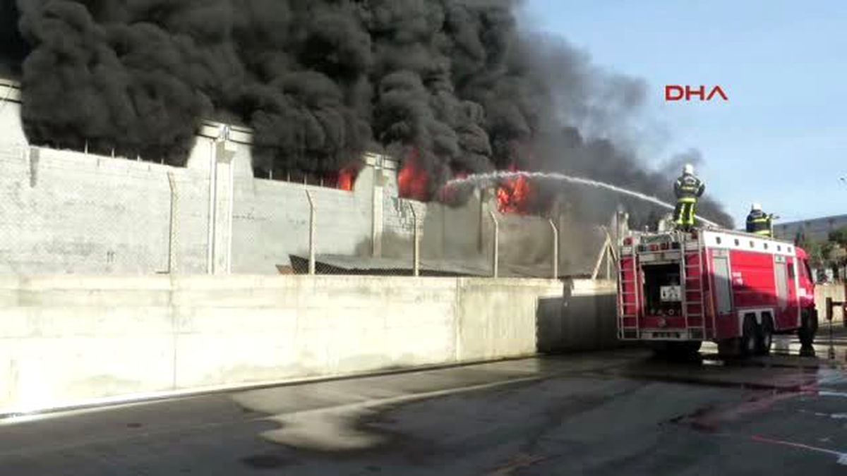Kahramanmaraş\'ta Fabrika Yangını