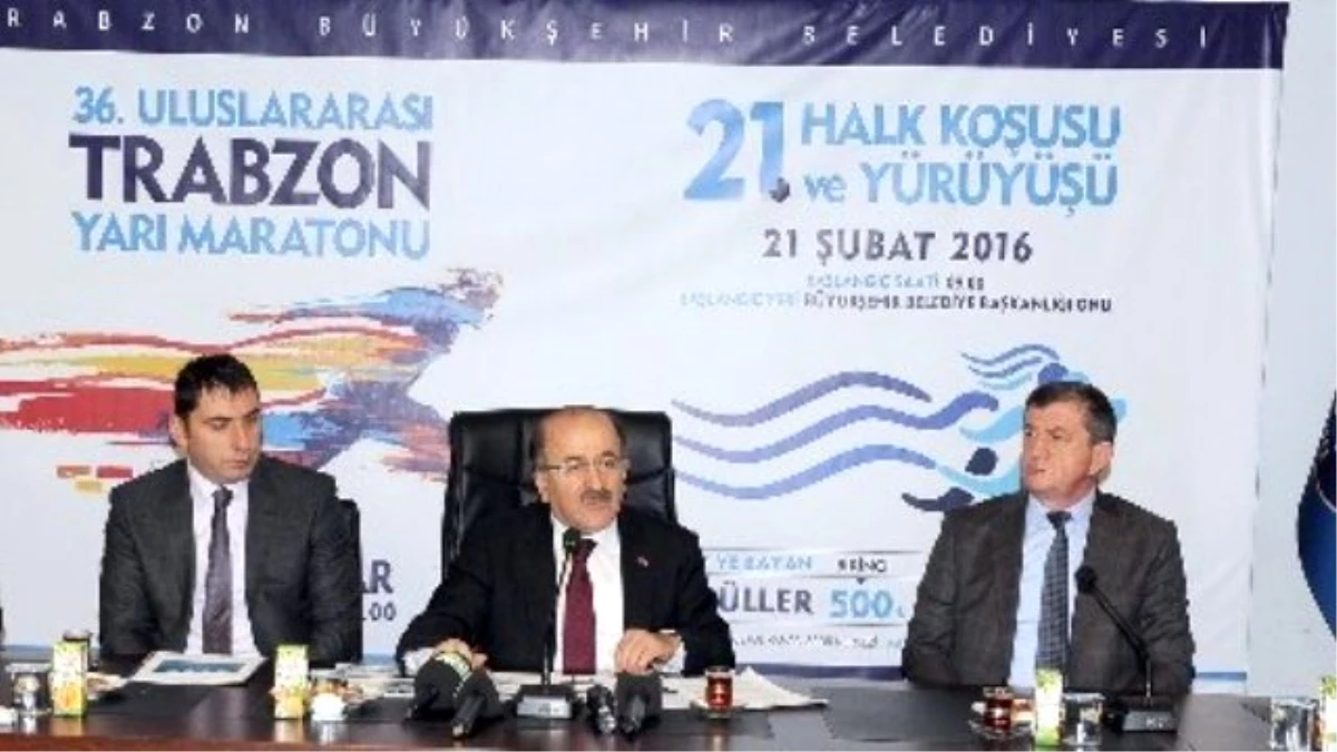 Trabzon\'da Uluslararası Yarı Maraton ve Halk Koşusu Heyecanı