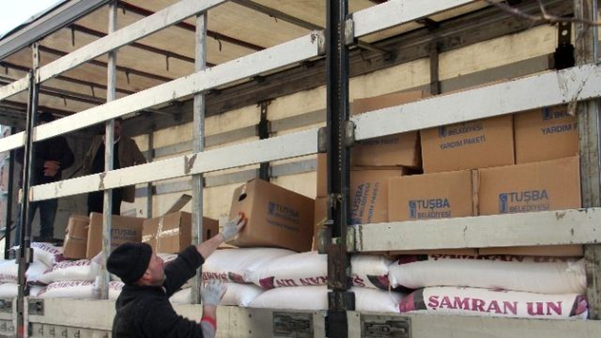 Tuşba Belediyesi\'nden Bayırbucak Türkmenlerine Yardım Eli