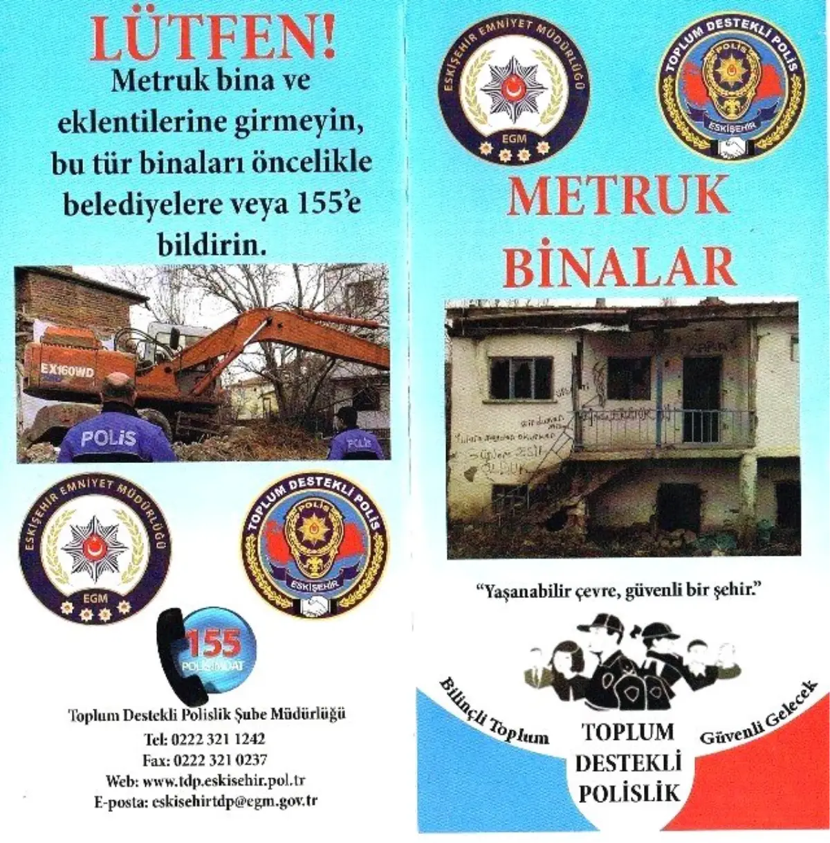 Eskişehir\'deki Metruk Binalar Tek Tek Yıkılıyor