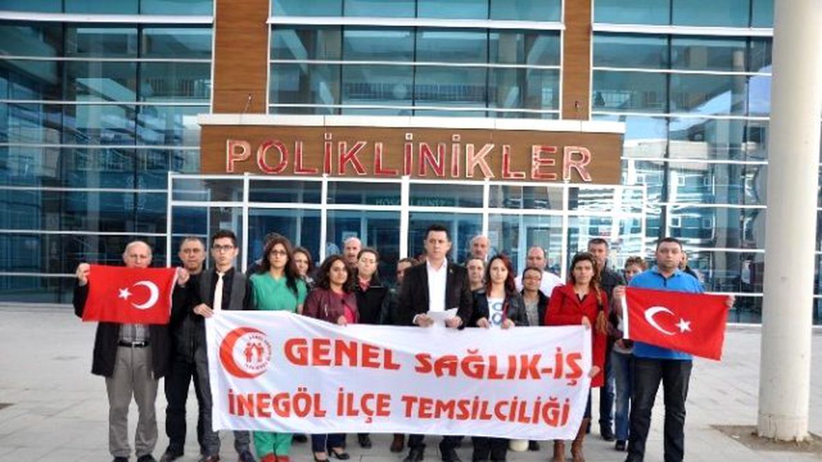 İnegöl\'den Teröre Lanet