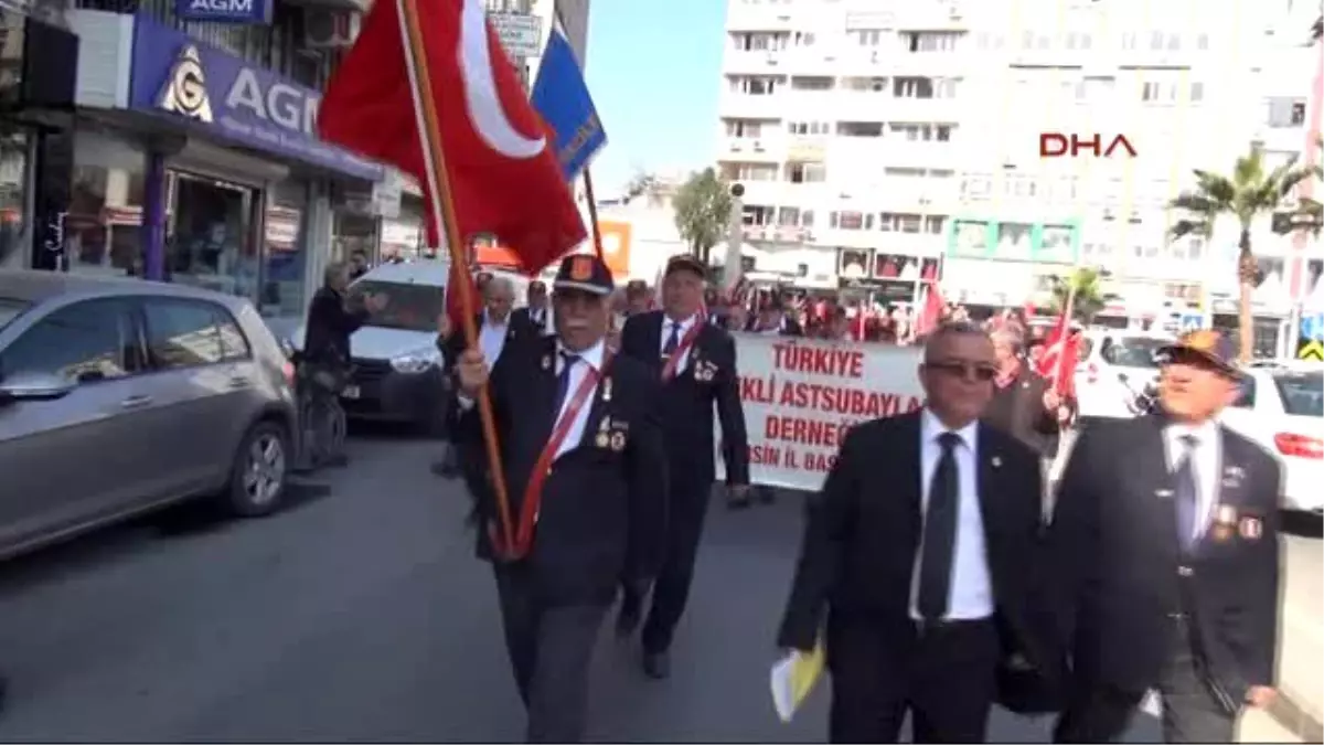 Mersin?de Gazilerden Teröre Tepki Yürüyüşü