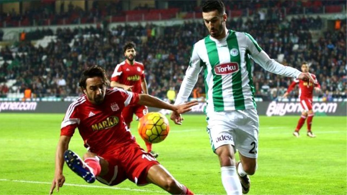 Torku Konyaspor, Medicana Sivasspor\'u 2-1 Mağlup Etti