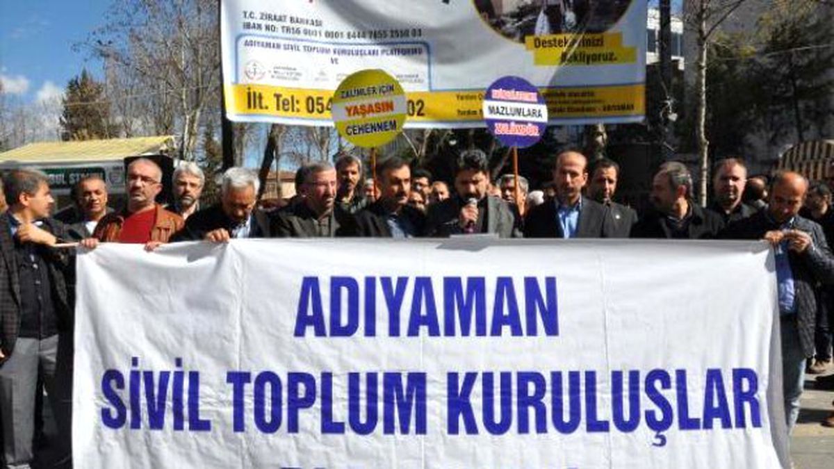 Adıyaman\'da Stk\'lardan Teröre Tepki
