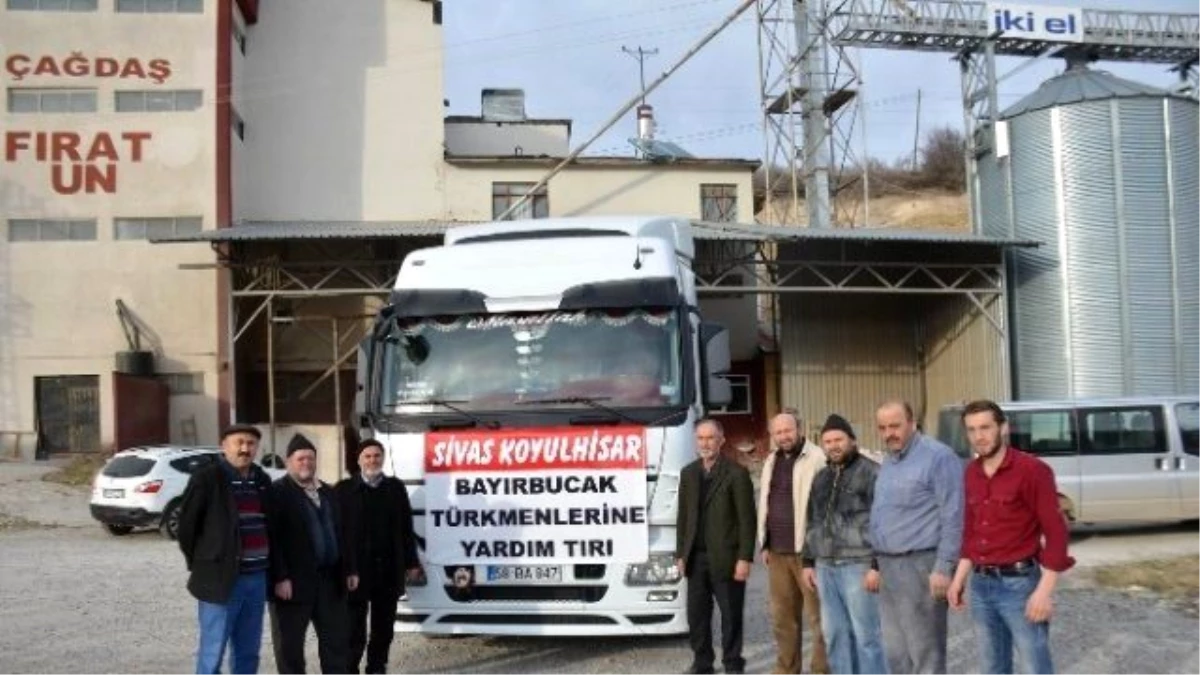 Koyulhisar\'dan Bayırbucak Türkmenleri\'ne Yardım