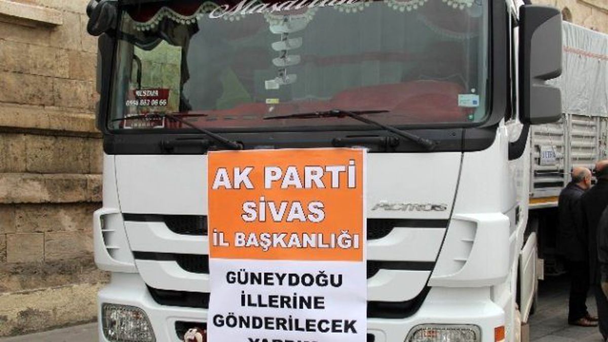 Sivas\'tan Terör Mağduru Ailelere Yardım Eli