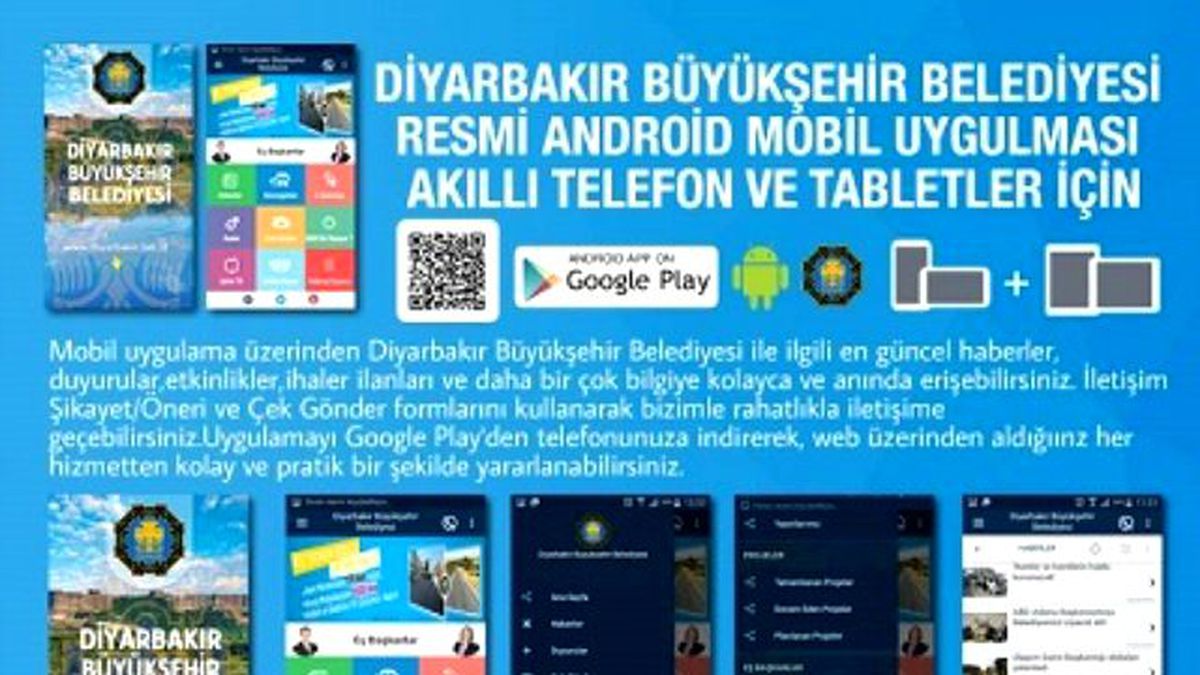Diyarbakır Büyükşehir Belediyesi Artık Cepte