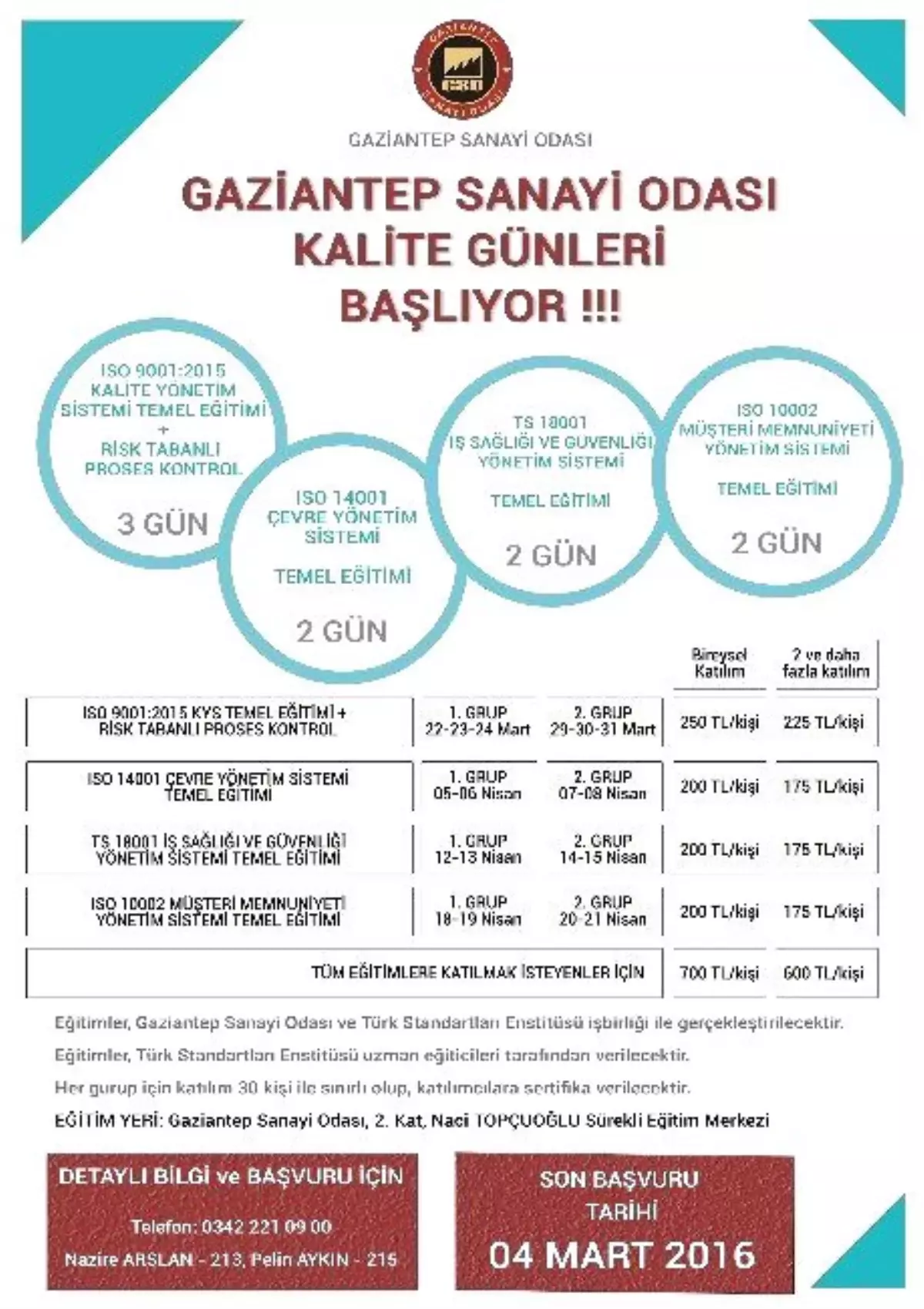 Gso\'da Kalite Günleri Başlıyor