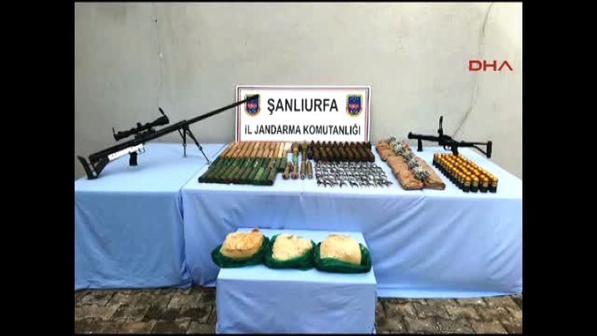 Şanlıurfa Pyd\'den PKK\'lılara Gönderilen Cephanelik Saman Balyalarının Altından Çıktı- Ek