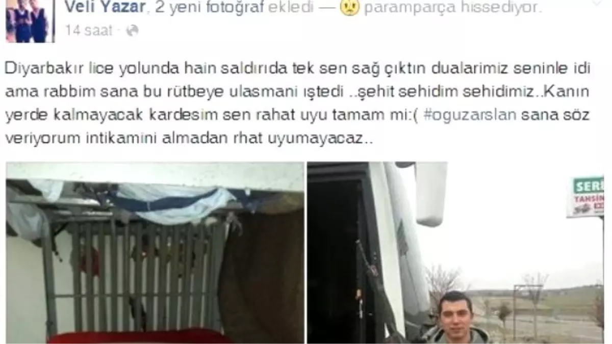 Şehidin Silah Arkadaşlarından Duygusal Paylaşım