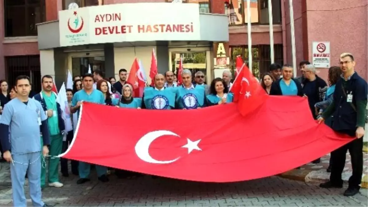 Aydın Sağlık-sen Terör Eylemlerini Protesto Etti