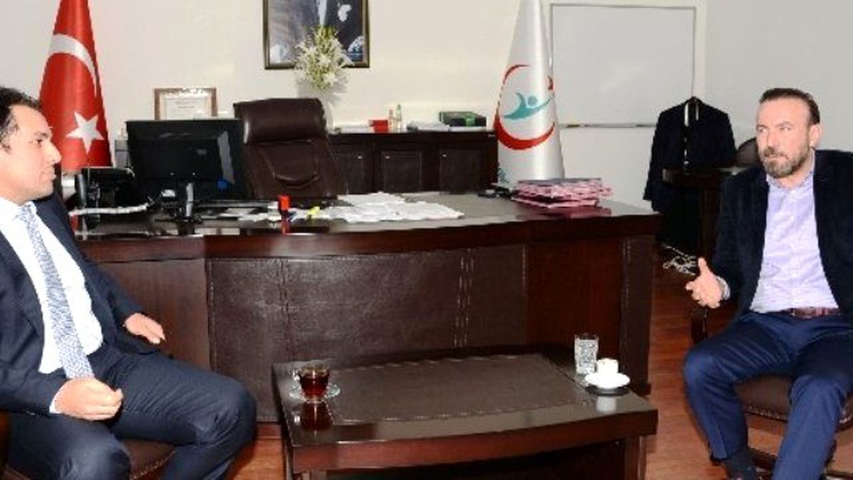 Başkan Doğan\'dan Başhekim Karabulut\'a Ziyaret