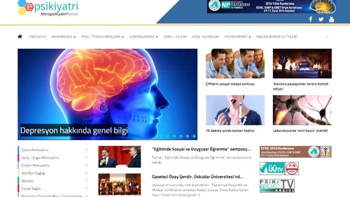 e-psikiyatri, Ruh Sağlığının Nabzını Tutuyor