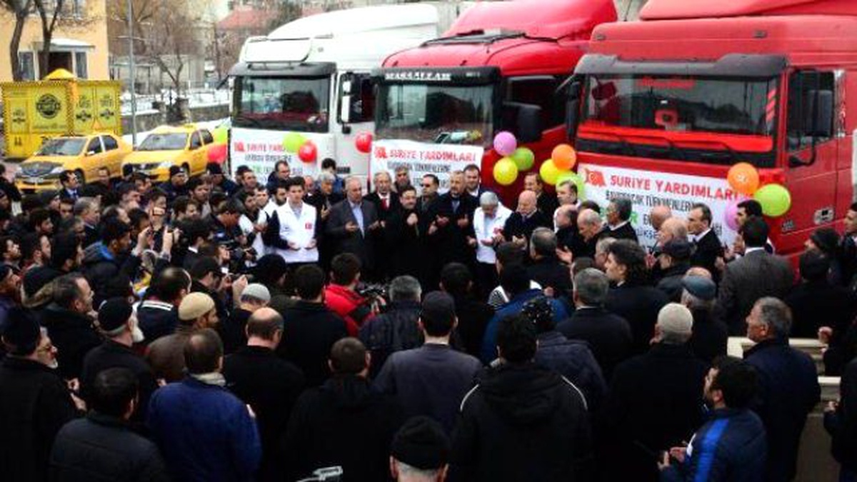 Erzurum\'dan Bayırbucak Türkmenleri\'ne 6 Tır Olusu Yardım