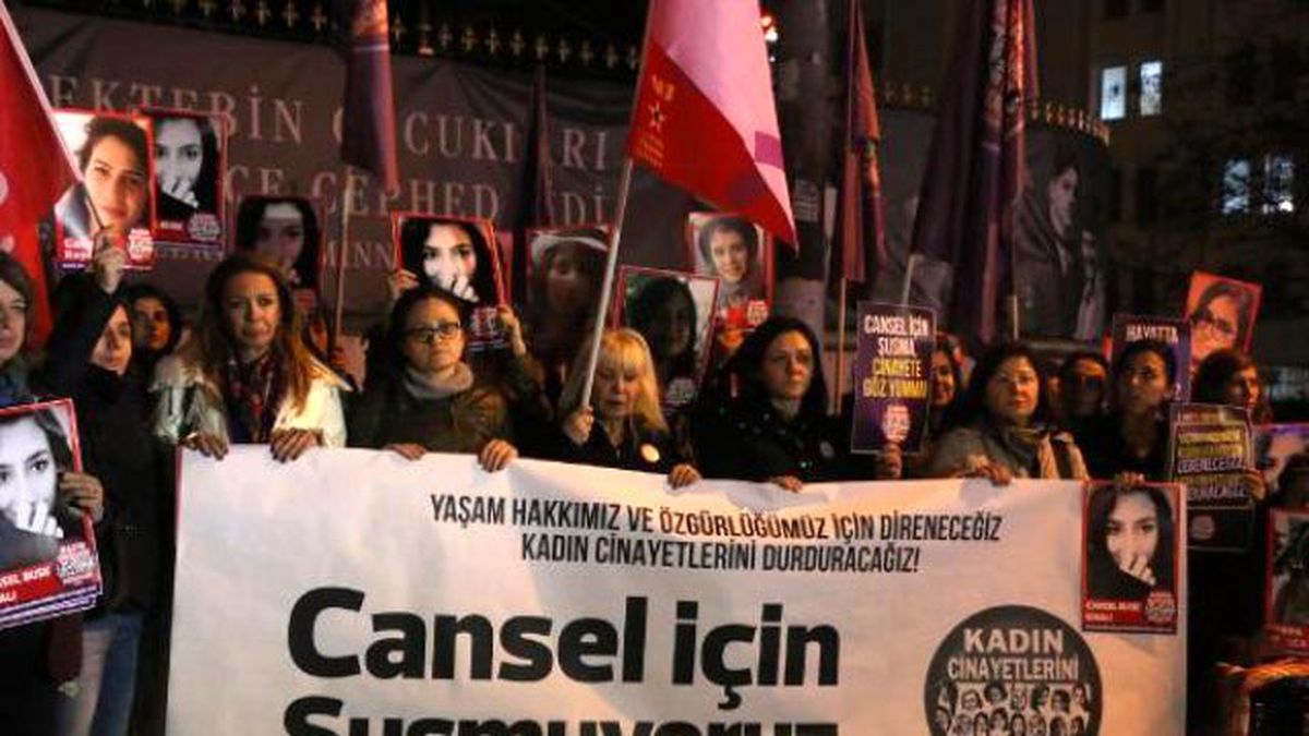 Kadınlardan "Cansel" İçin Eylem...