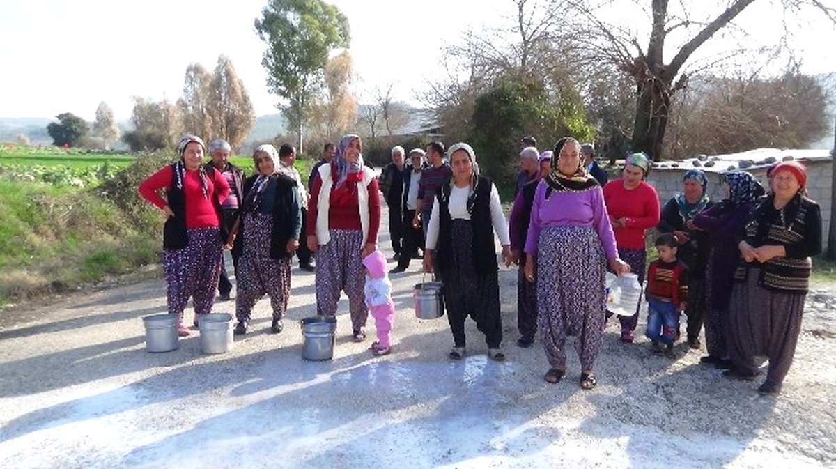 Köylü Kadınlar Sütlerini Sokağa Döktü