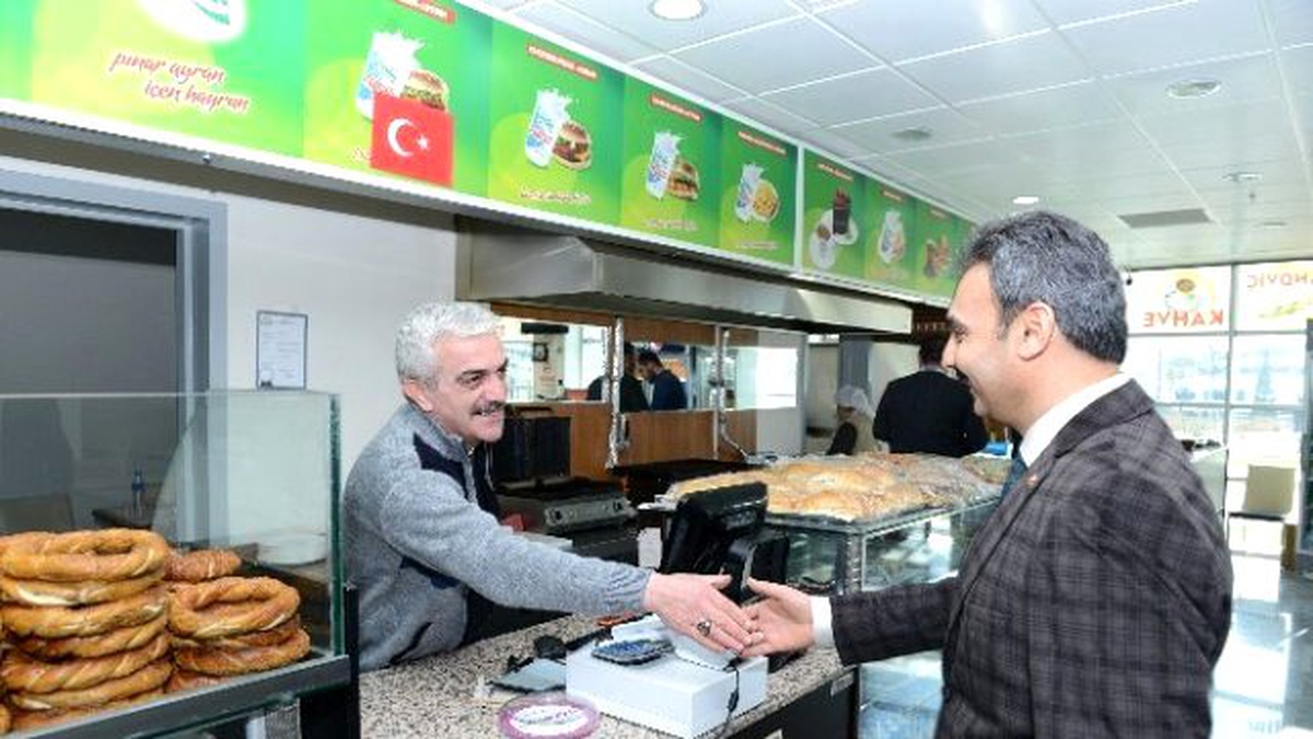 Başkan Külcü Terminal Esnafını Ziyaret Etti