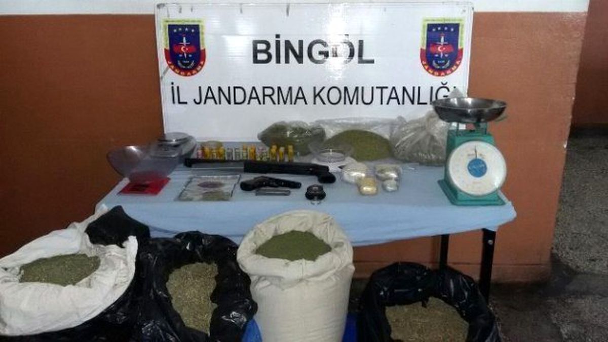 Bingöl\'de Uyuşturucu Tacirlerine Darbe