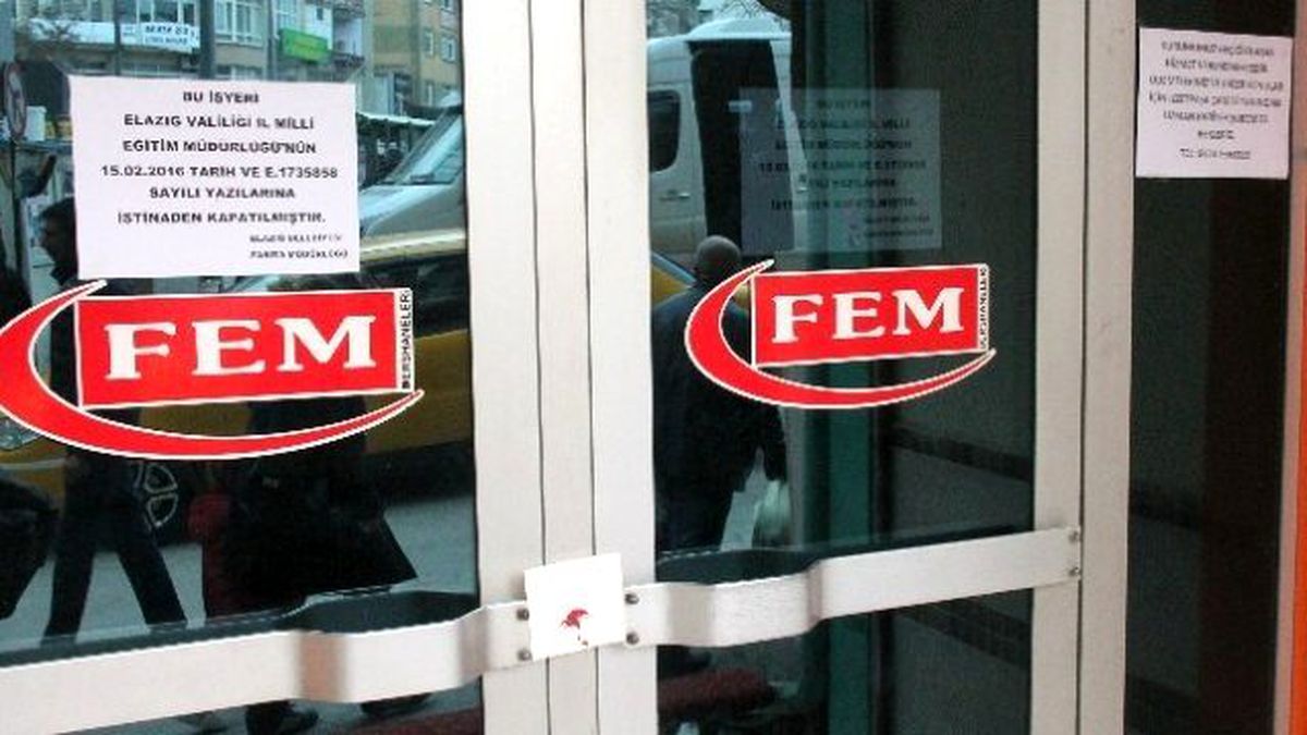 Elazığ\'da Cemaat Dershaneleri Mühürlendi