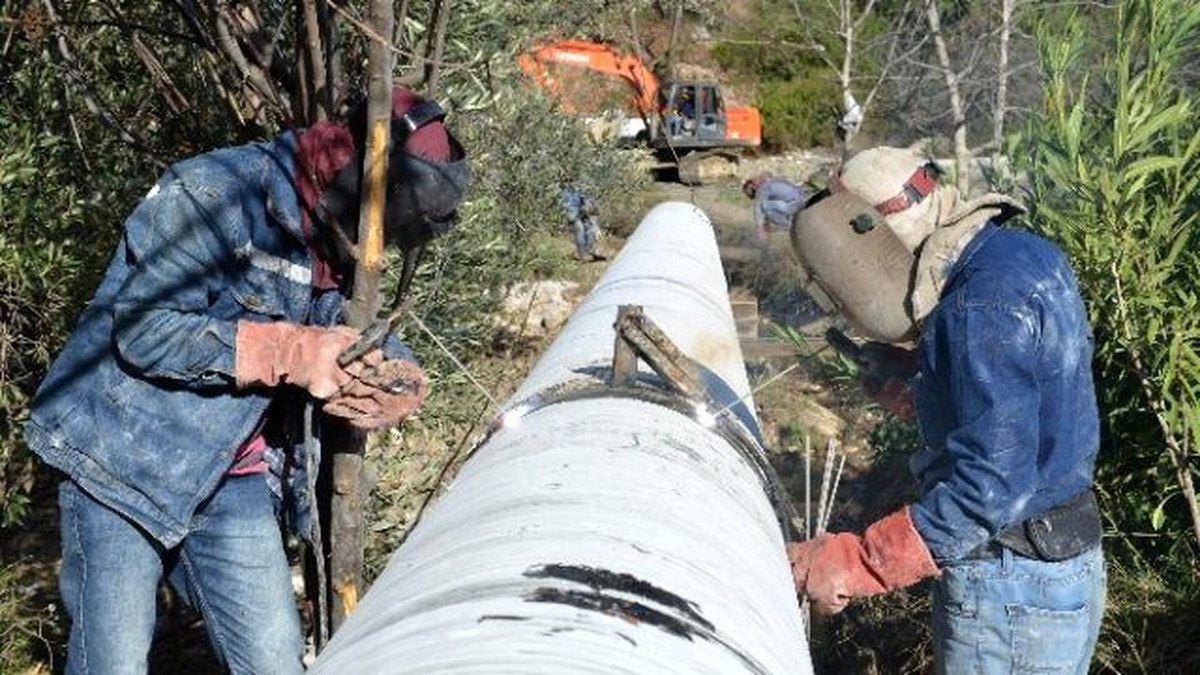 Finikeli Çiftçilere Kapalı Kanal Sulama Tesisi