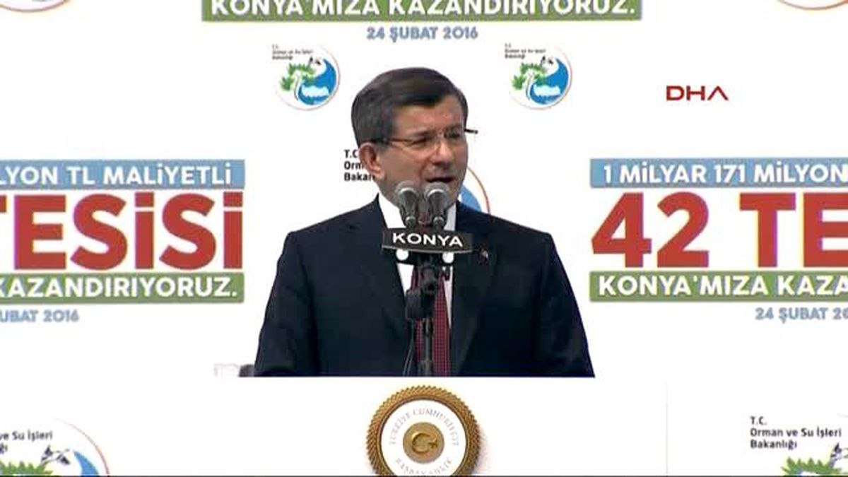 Konya Başbakan Davutoğlu Cerattepe\'deki Çalışmalar, Mahkeme Kararı Sonuçlanana Kadar Durdurulacak
