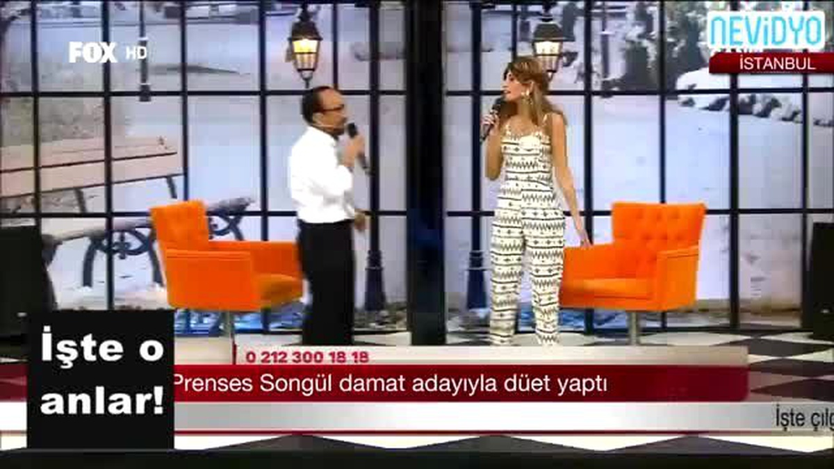Prenses Songül Damat Adayıyla Düet Yaptı