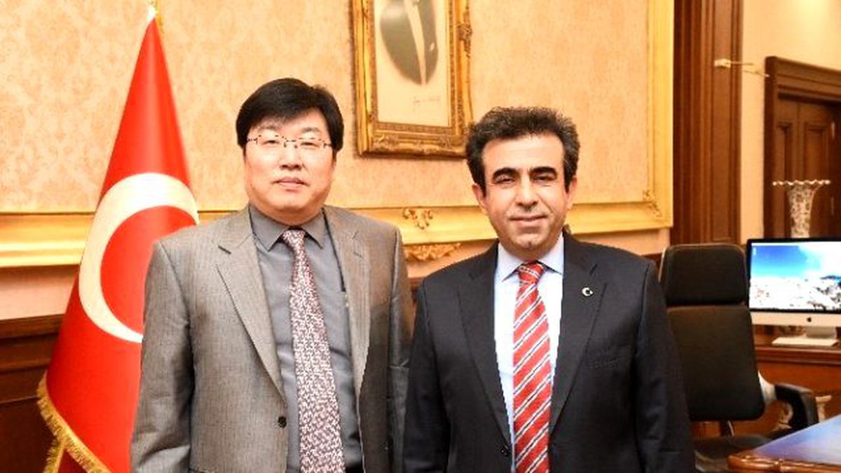 Vali Güzeloğlu, Posco Assan Tst Ceo\'sunu Makamında Kabul Etti