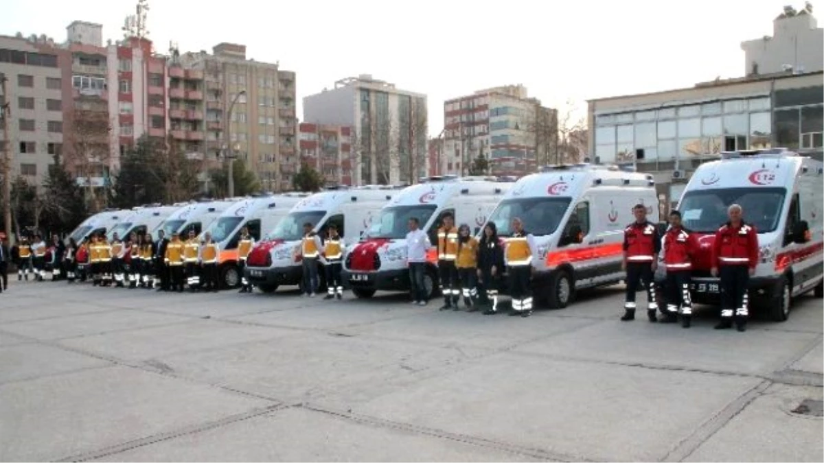 Adıyaman\'da 8 Yeni Ambulans Hizmete Girdi