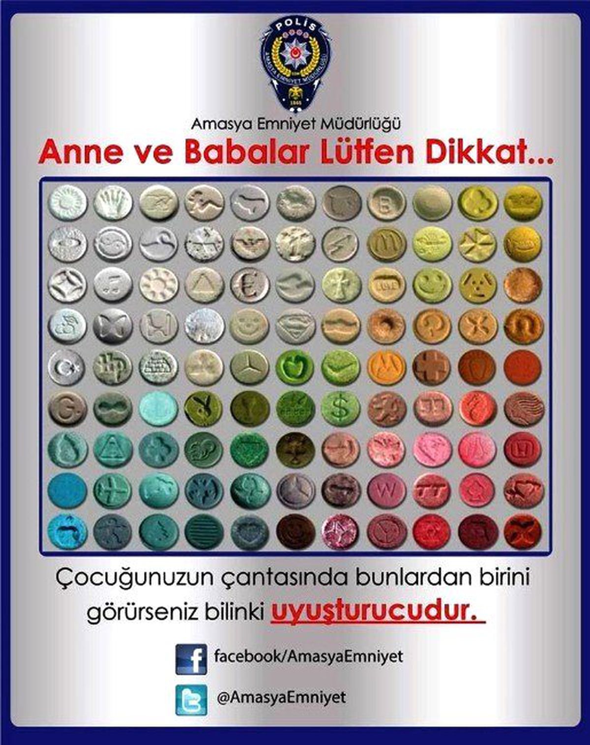 Amasya Polisi Anne-babaları Uyardı