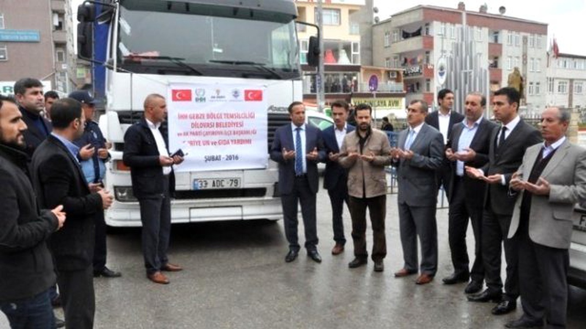 Dilovası\'ndan Bir Yardım Tırı Daha Suriye\'ye Yola Çıktı