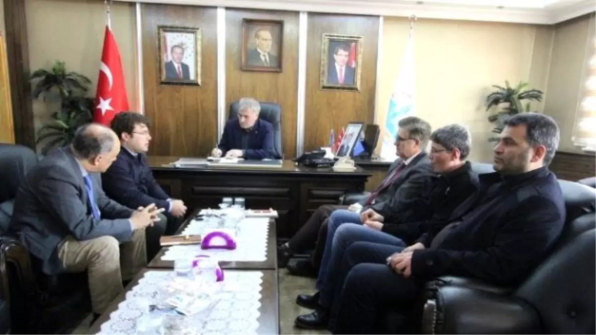 Doğal Taş Fabrikası Proje Ekibinden Başkan Memiş'e Ziyaret